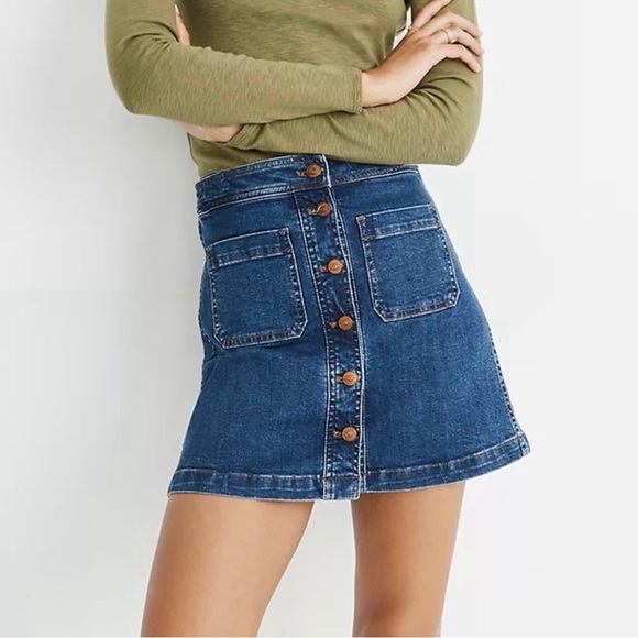 Madewell Dresses & Skirts - Madewell Denim A-Line Skirt